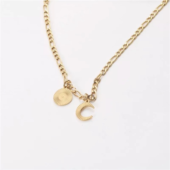 3/70 Moon star Necklace - Picture 3 of 3